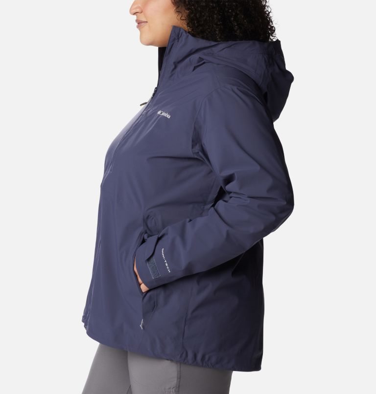 Jachete Shell Columbia Omni-Tech Ampli-Dry Dama Bleumarin | Plus Size VM09S71ZM